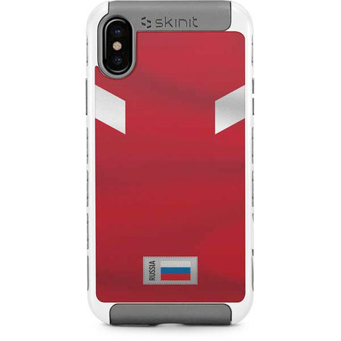 Russia Soccer Flag iPhone Cases